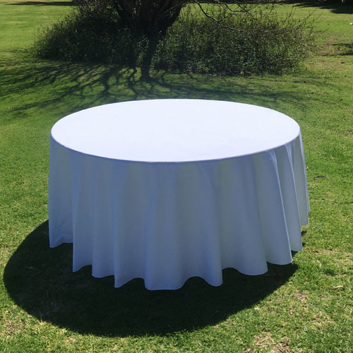 120 in. Round Party Table Linen